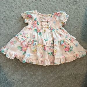 Janie and Jack Floral Smocked Dress